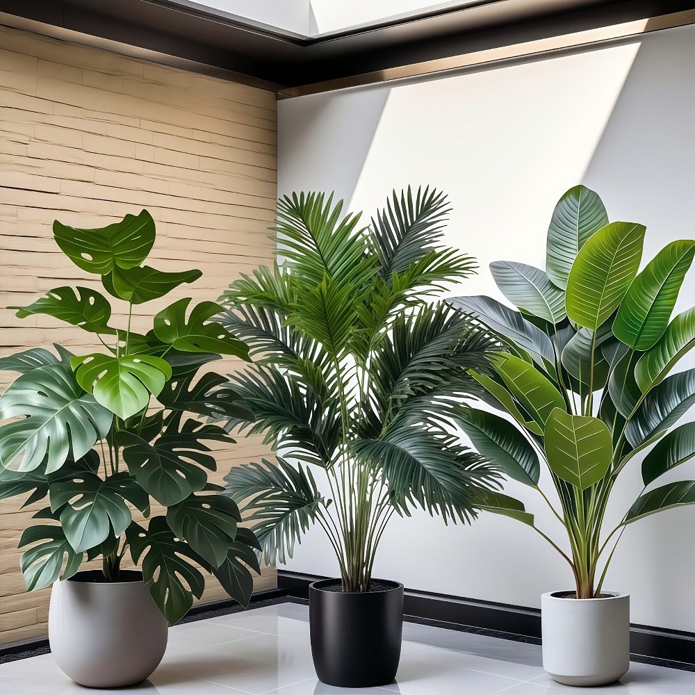3pcs Large Artificial Areca Pa - огляд і ціна Dracaena Marginata