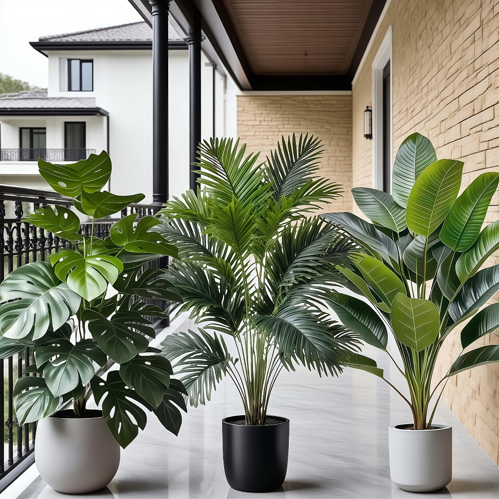 3pcs Large Artificial Areca Pa - огляд і ціна Dracaena Marginata
