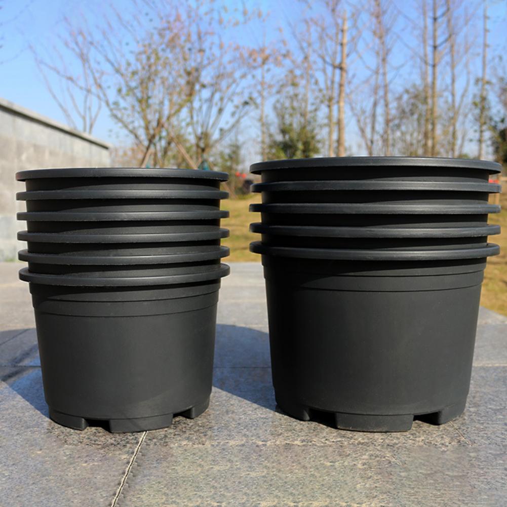 Indoor Plant Pot Black Plastic - огляд і ціна Aloe Vera Pot