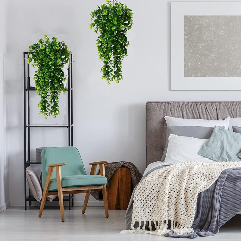 1Pcs Artificial 5Forks Rattan  - огляд і ціна Pilea Peperomioides