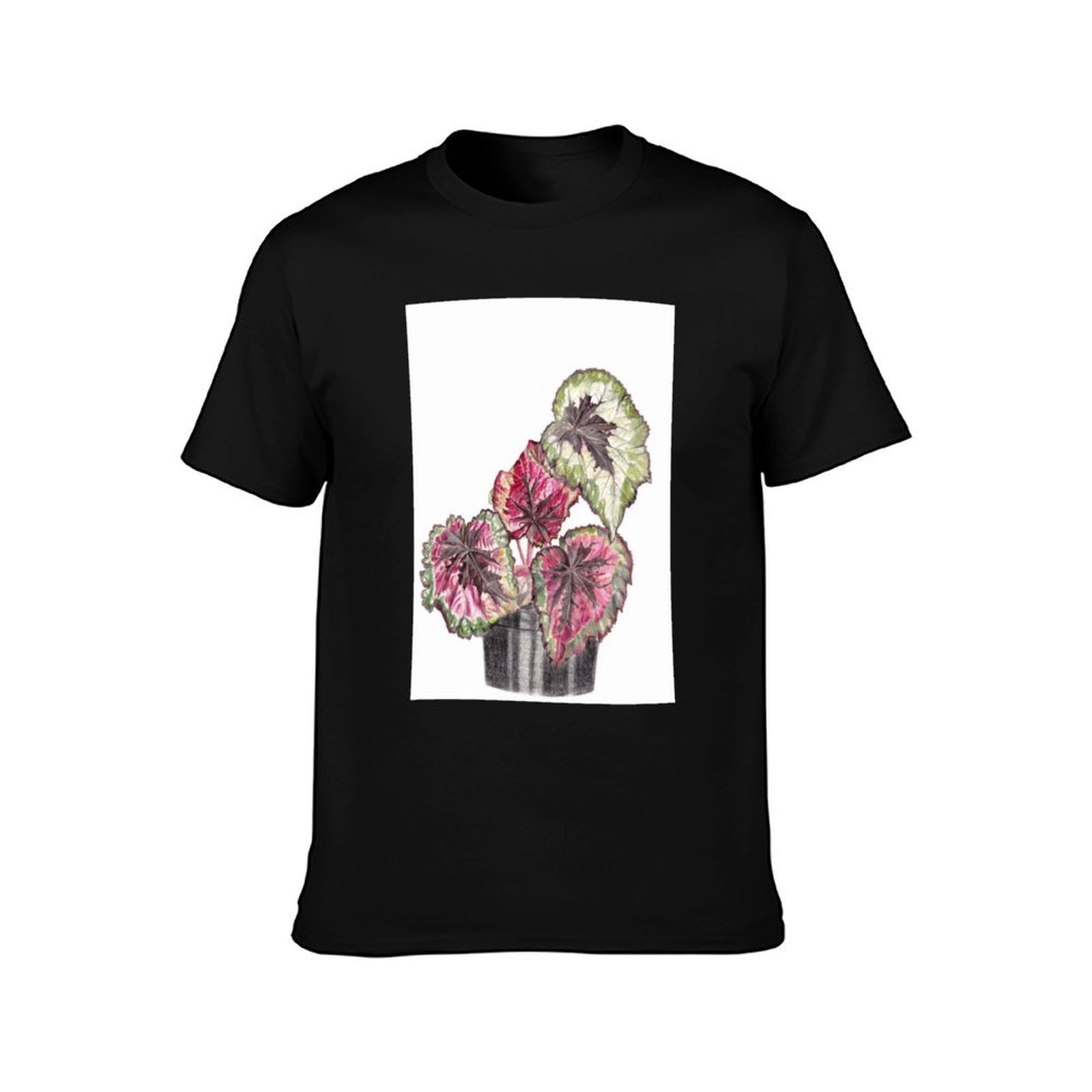 Begonia Rex T-Shirt Simple Gra - огляд і ціна Begonia Rex